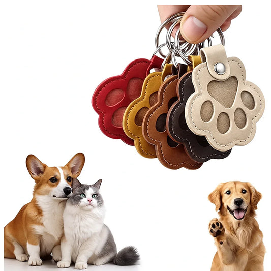 Pet Fur Leather Keepsake Keychain