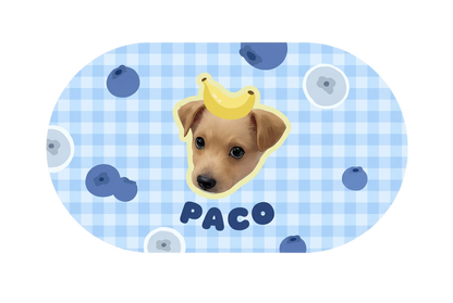 Alfombrilla Impermeable Personalizada para Comedero de Mascotas