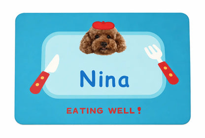 Personalized Waterproof Pet Feeding Mat