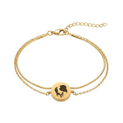 Custom Pet Portrait Bracelet