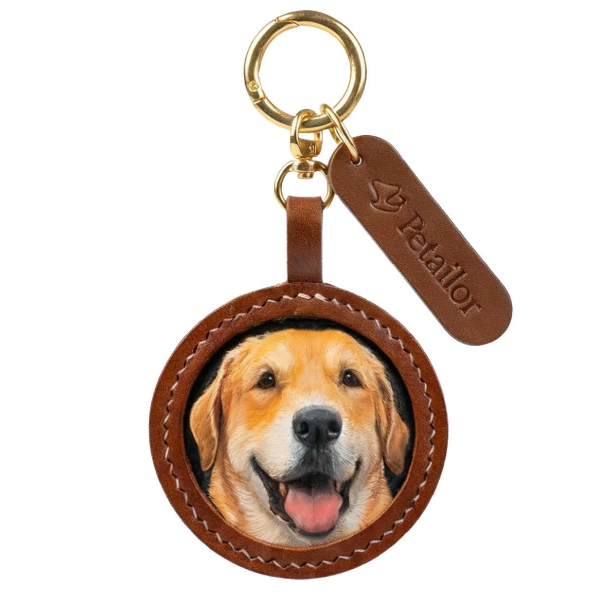 portrait-leather-carving.jpg	Luxury custom round pet portrait 3D hand-carved on premium leather - artisanal pet memorial art piece